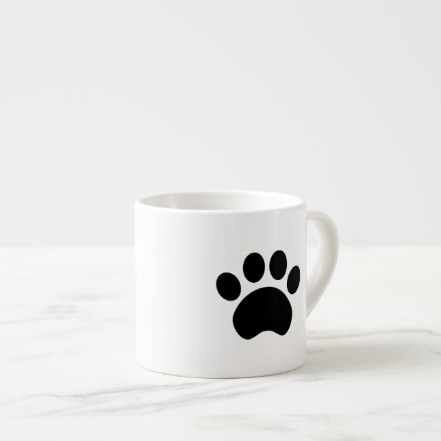 Xícara De Espresso Impressão bonito da pata (Frente Esquerda)