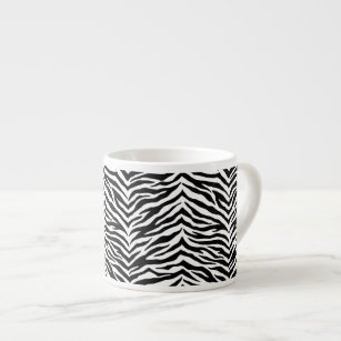 Xícara De Espresso Impressão da Caneca-Zebra do café