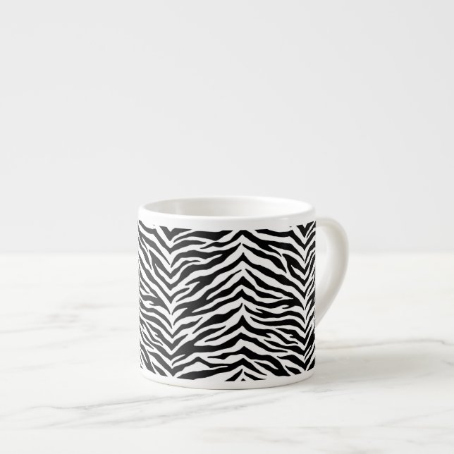 Xícara De Espresso Impressão Espresso Mug-Zebra (Frente Esquerda)