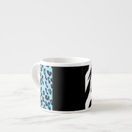 Xícara De Espresso Impressão Leopardo, Impressão Zebra, Impressão Ani