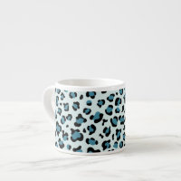 Impressão Leopardo, Manchas Leopardo, Leopardo Azu
