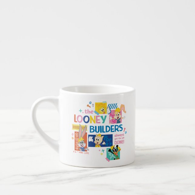 Xícara De Espresso INSETOS BUNNY BUILDERS™| A Colagem Looney Builders (Esquerda)