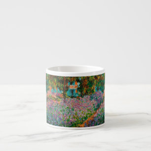 Xícara De Espresso Íris Jardim Monet Giverny flores