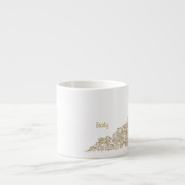 Xícara De Espresso Itália Espresso Mug