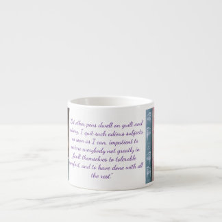 Xícara De Espresso Jane Austen Quote (Purple)