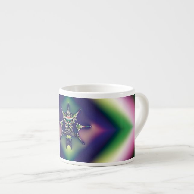 Xícara De Espresso Joias Arco-Íris (Frente Esquerda)
