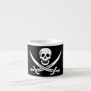 Xícara De Espresso Jolly Roger Pirate Flag