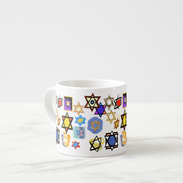 XÍCARA DE ESPRESSO JUDAIC GIFTS TEACUPS EXPRESSO MUGS - MELHORES PRES (Frente Esquerda)