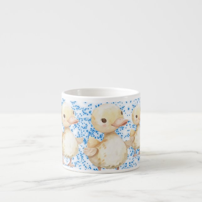 Xícara De Espresso Jumbo-Espresso-Tasse, mit Entenküken (Frente)