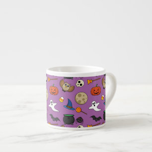 Xícara De Espresso Kawaii Halloween Pack
