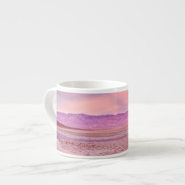 Xícara De Espresso Lago salt Water, Badwater, o Vale da Morte (Frente Esquerda)