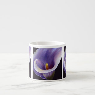 Xícara De Espresso Lavanda Calla Lily