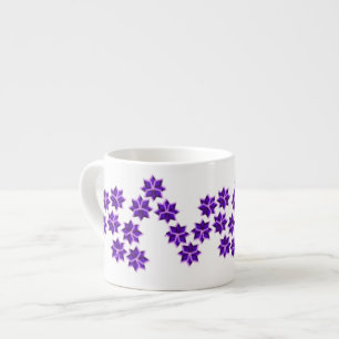 XÍCARA DE ESPRESSO LAVENDAR DESEJA ENSINO DE FLORES OU SINAIS EXPRESS