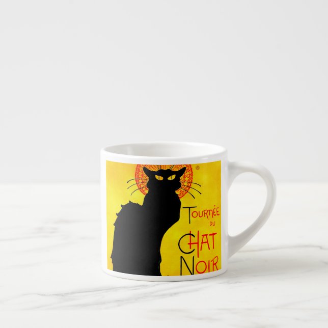 Xícara De Espresso Le Chat Noir Vintage (Direita)