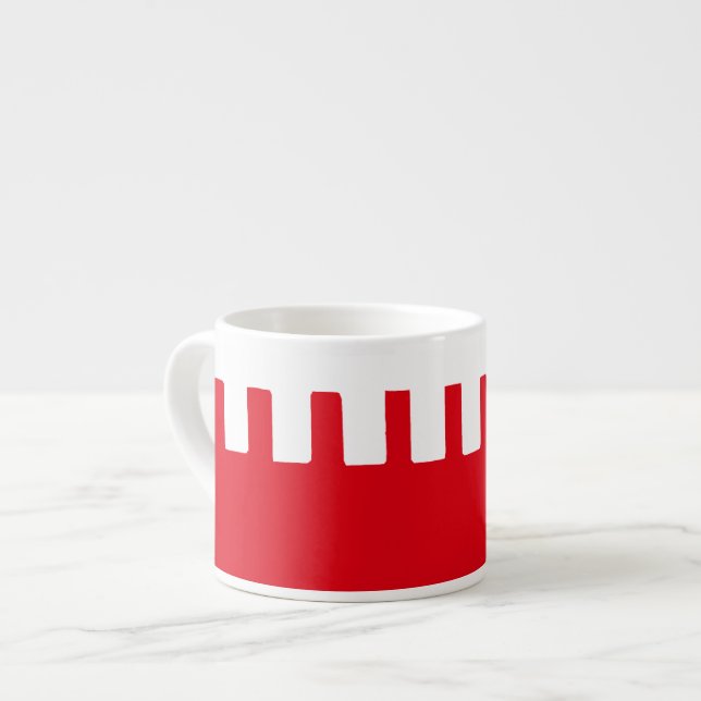 Xícara De Espresso Legal padrão simples (Frente Esquerda)