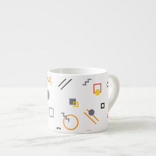 Xícara De Espresso Legal, única, moderna, ilustração de abstrato u