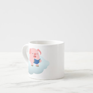 Xícara De Espresso Leitor de animação em forma de boneco na nuvem Esp