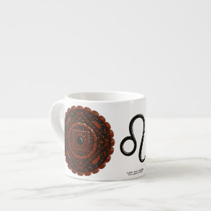 Xícara De Espresso Leo Mandala - Especialidade Mug