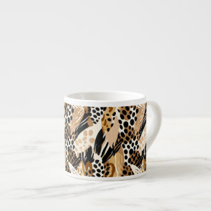 Xícara De Espresso Leopardo - Impressão Espresso Mug