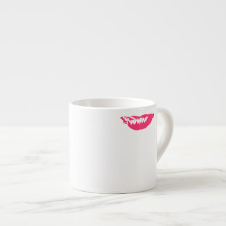 Xícara De Espresso Lip Stain Coffee Mug Lucky Pink