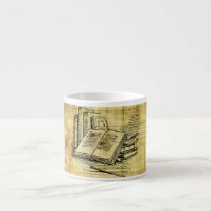 Xícara De Espresso Livros do vintage