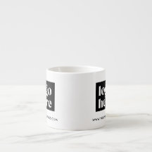 Logotipo de empresa com marca simples Espresso Mug