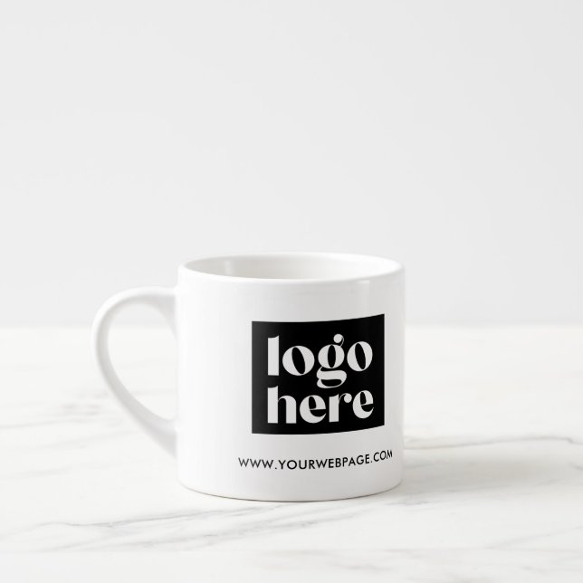 Xícara De Espresso Logotipo de empresa com marca simples Espresso Mug (Esquerda)