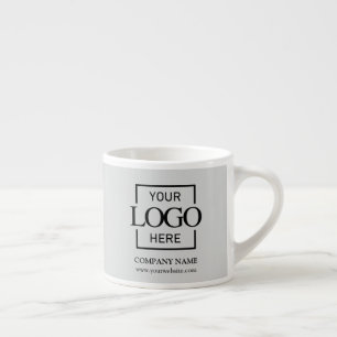 Xícara De Espresso Logotipo Moderno Simples de Empresa Personalizada