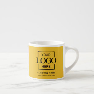 Xícara De Espresso Logotipo Moderno Simples de Marca de Empresa Perso