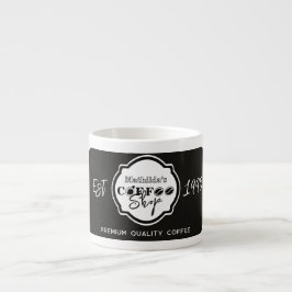 Xícara De Espresso Loja de Café Profissional Logotipo Personalizado P