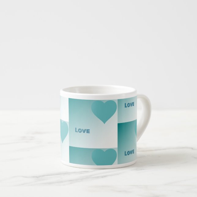 Xícara De Espresso Love. (Frente Esquerda)