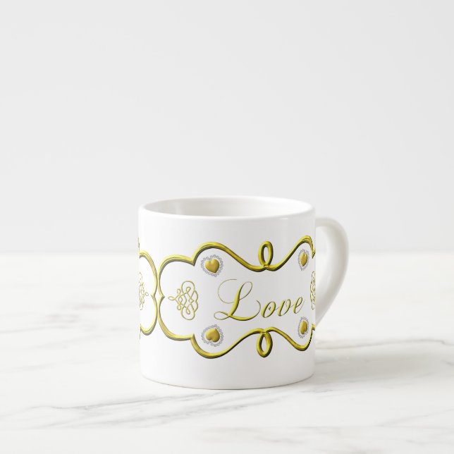 XÍCARA DE ESPRESSO LOVE PAIRED ESPRESSO MUG (Frente Esquerda)