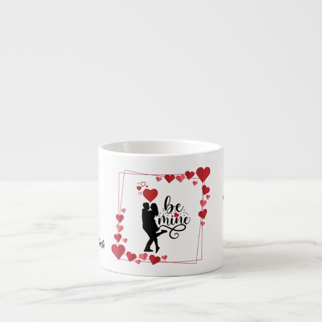 Xícara De Espresso Love Vibes Personalized Espresso Mug (Frente)