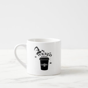 Xícara De Espresso Má Sem Café – Amante de Café Bruxa Divertida
