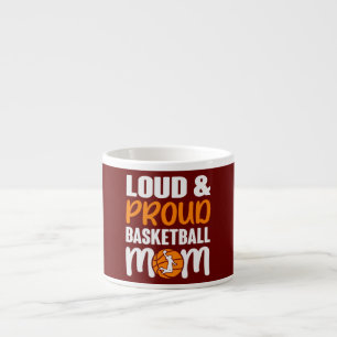 Xícara De Espresso Mãe de Basquete Alta Orgulhosa Fofa