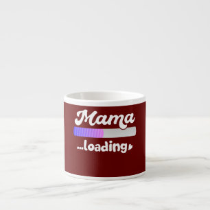 Xícara De Espresso Mama Carregando Futuro Mãe Nova Mamãe Mãe Em Breve