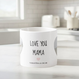 Xícara De Espresso Mamor Amor Personalizado   Presente com Foto Perso