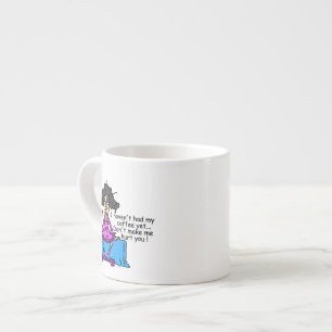 Xícara De Espresso Manhã Antes do Café Humor