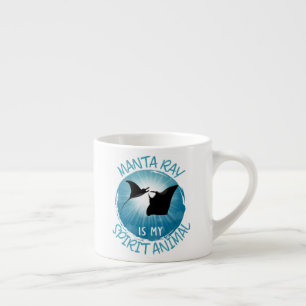 Xícara De Espresso Manta Ray É Meu Animal Espirituoso