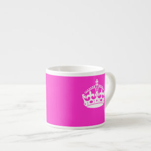 Xícara De Espresso Manter o ícone real CROWN CROWN a rosa Personaliz