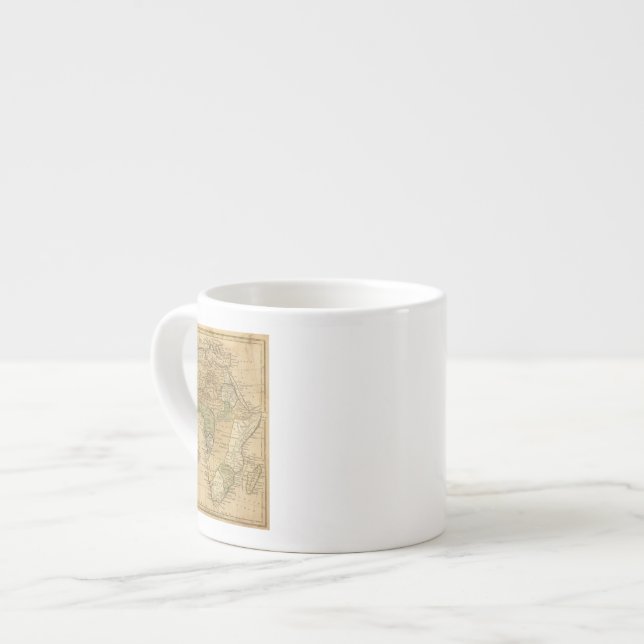 Xícara De Espresso Mapa de África por Worcester (Frente Esquerda)