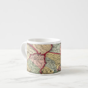 Xícara De Espresso Mapa de Winfield, West Virginia
