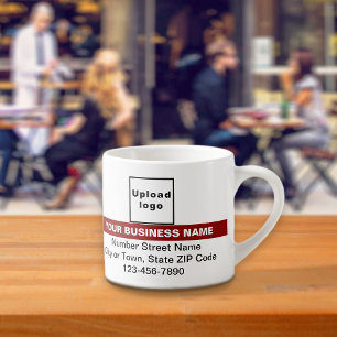 Xícara De Espresso Marca comercial com destaque vermelho para a Espre