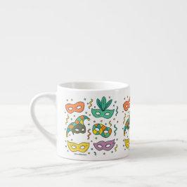 Xícara De Espresso Máscaras Voadoras