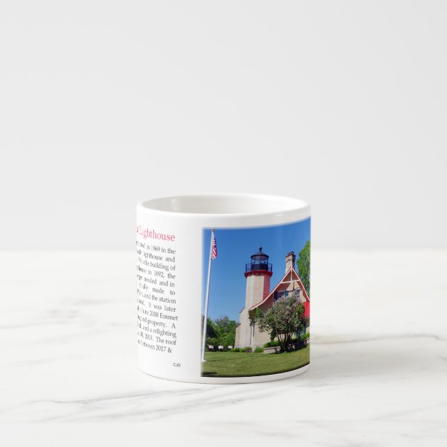 Xícara De Espresso McGulpin Point Lighthouse espresso mug (Frente)