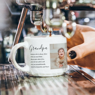 Xícara De Espresso Melhor Avô De Bela Bela Teve Colagem Moderna