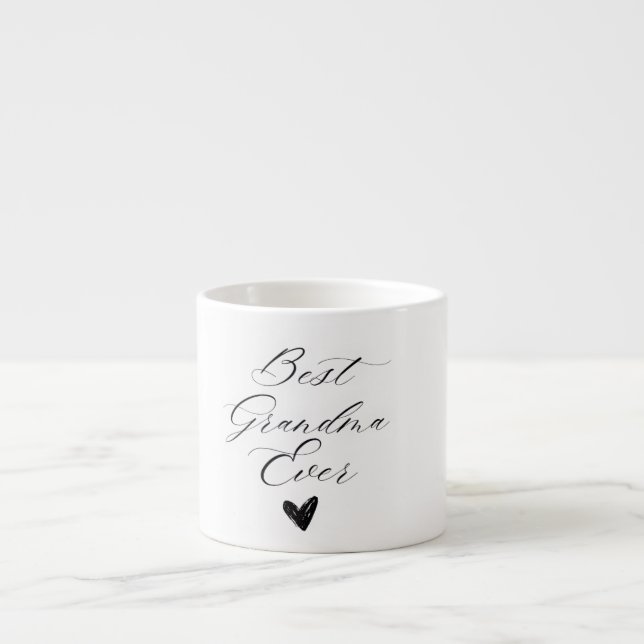 Xícara De Espresso Melhor avó de sempre (Frente)