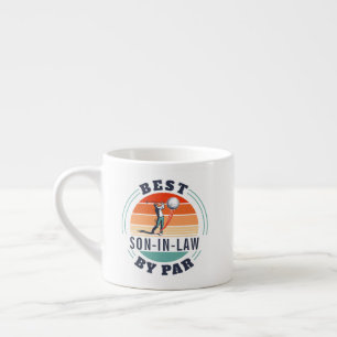 Xícara De Espresso Melhor Genro Pelo Par Retro Amante de Golfe Person