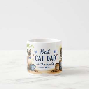 Xícara De Espresso Melhor Pai de Gato para o Dia dos Pais