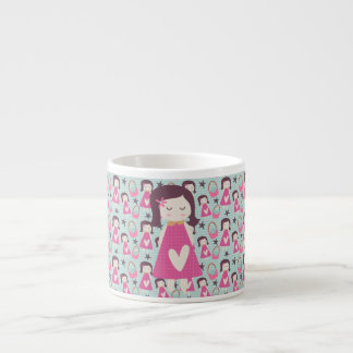 Xícara De Espresso Meninas e bolsas